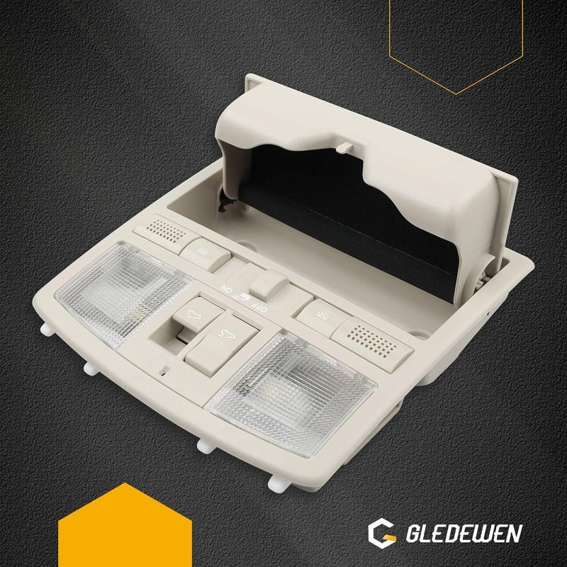 Gledewen وحدة إضاءة LED للقراءة في الكونسول العلوي بديل لسيارة مازدا 6 2009-2013، CX9 2010-2015، نسخة مطورة من وحدة مفتاح السقف - Image 4